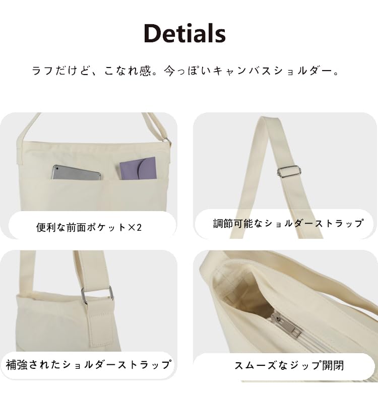 KMRHM Canvas Shoulder Bag for Men and Women, Tote Bag, Brand Name Canvas Bag, Unisex, Boston Style, Lightweight, Simple, Large, Multifunctional,
