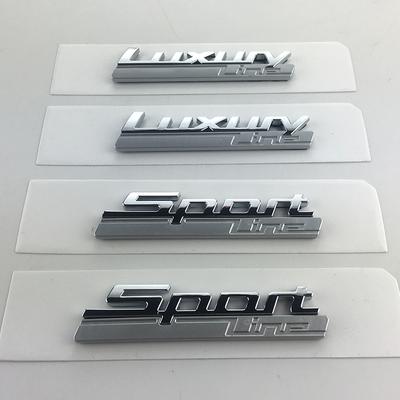 Ny Luxury Line Sport Line Fender Emblem För 730 740 750 750li Sidologotyp Bil Styling Ommontering Uppgraderingsdekal Krom & Matt