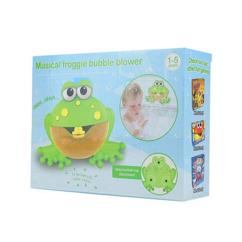 Delightful 12 Songs Frog Bubble Machine Automatic Bubble Maker For Kids Joy