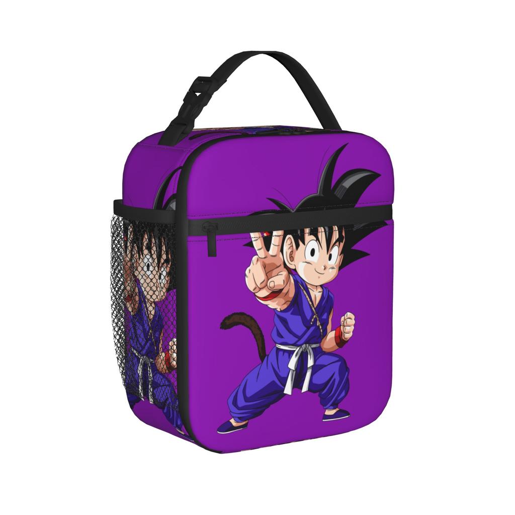 Goku Kid Insulated Lunch Bag High Capacity Kakarot DBZ Manga Reusable Cooler Bag Tote Lunch Box Beach Outdoor Men Women