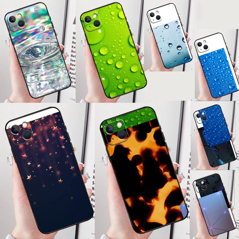 Water Drop Tortoise Phone Case For iPhone 16 Pro Max 13 12 Mini 11 14 15 Pro Max XR 16 15 Plus 16e Cover Shell