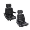 Tractor Seat 3 Level Adjustable Headrest Comfortable Wear Resistant Anti Scratch Excavator Seat  for Telehandler