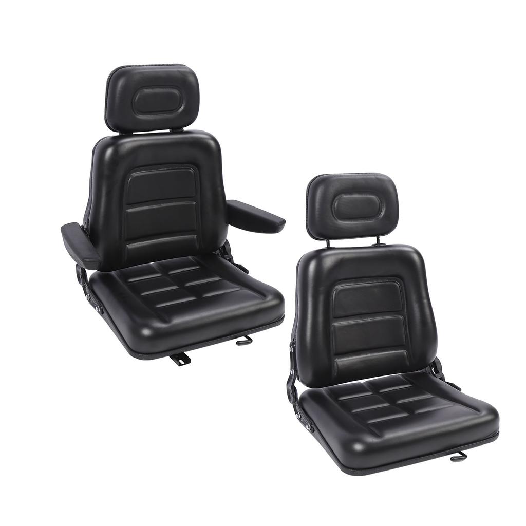 Tractor Seat 3 Level Adjustable Headrest Comfortable Wear Resistant Anti Scratch Excavator Seat  for Telehandler