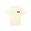 Men's Vintage American Badge Print Short-Sleeve T-Shirt Coconut Milk Color
