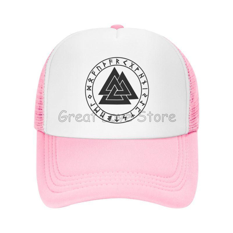Vikings Mythology Pagan Rune Baseball Cap Summer Outdoor Breathable Mesh Cap Unisex Sun Protection Hats Adjustable Snapback Hat