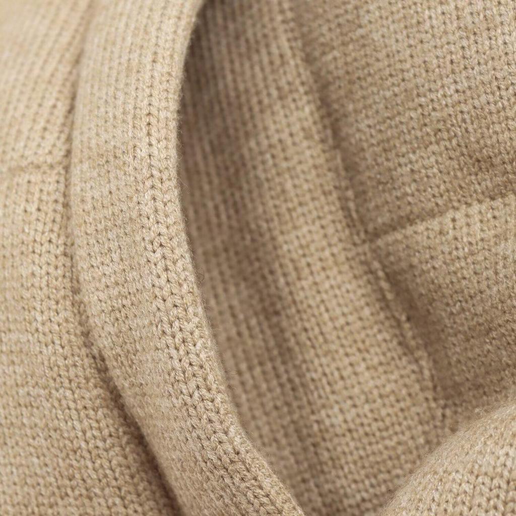 2024 Women's Autumn Stand-up Collar Cotton Cardigan Vest - Warm and Simple Short Style