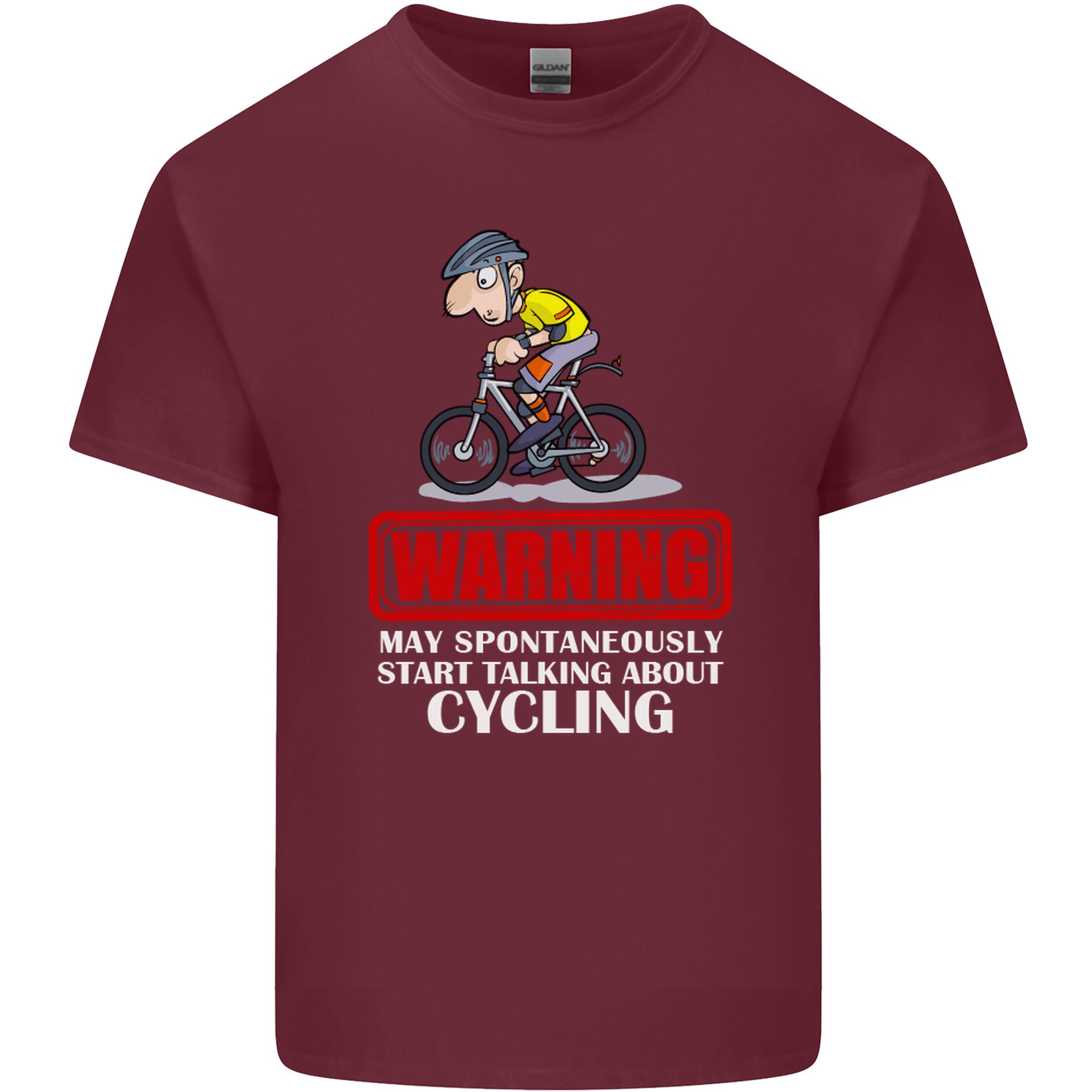May Start Talking About Cycling Funny Unisexs Light Cotton TShirt S