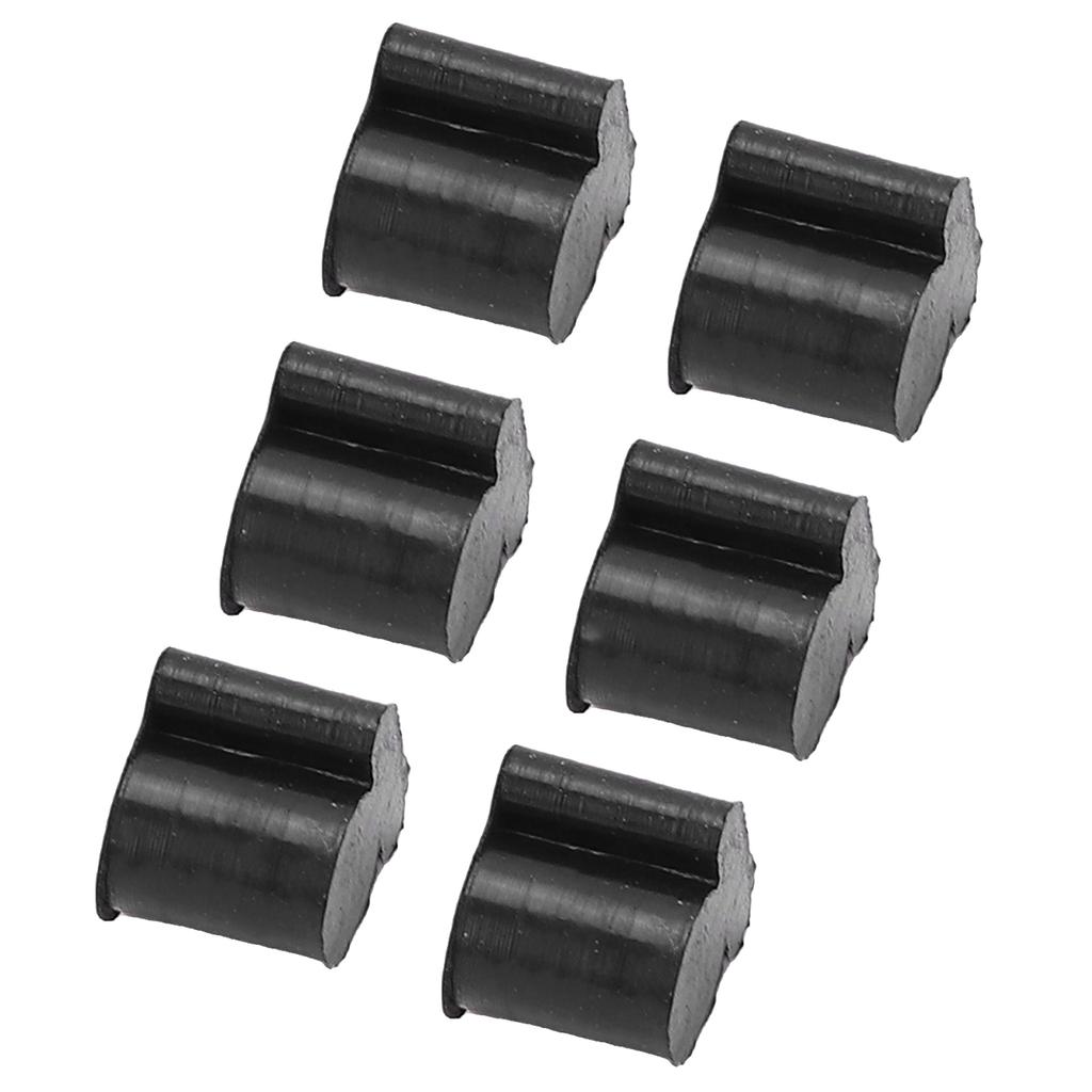 7Pcs Horn Piston Rubber Pad Noise Resistant Rotary Valve for Euphonic Tuba with Pile Small