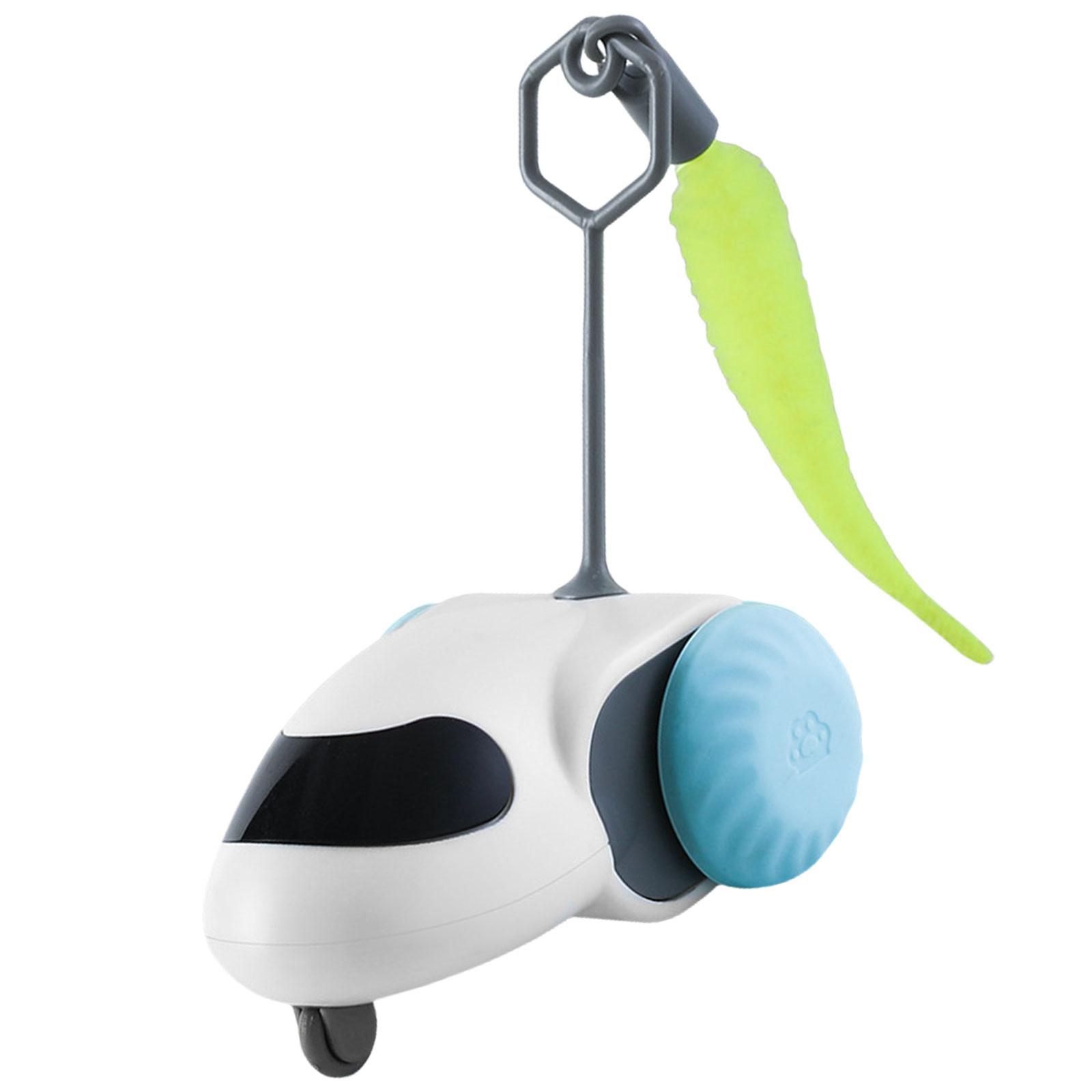 

Electric Mouse Tail for Cats Toy Funny Teasing Detachable Funny Exercise Teaser Toy for Felines with Detachable Tail синий