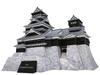 3D Assembly Model Paper Craft World Historic Building (Kumamoto Castle)