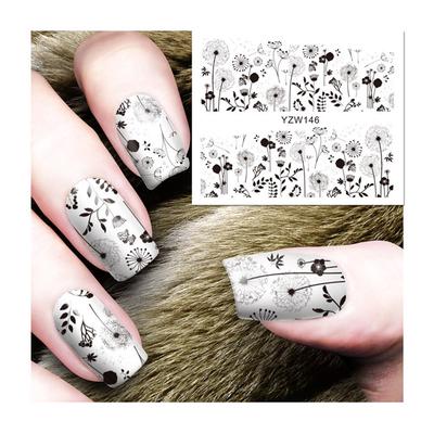 Water Decals  Transfer Stickers Big Sheet Manicure Decoration