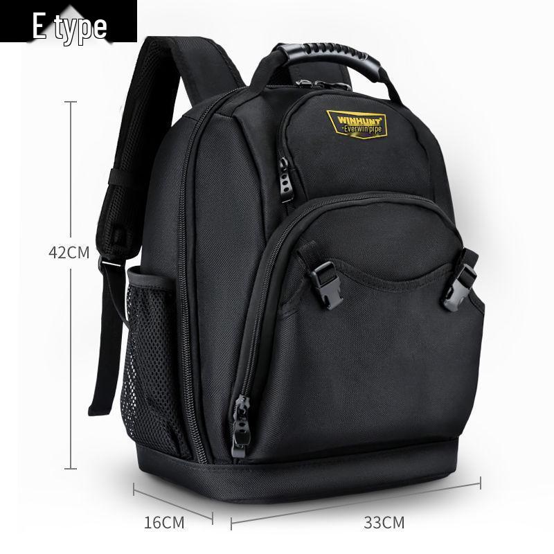 Multifunctional Electrician's & Woodworking Durable Backpack with Large Capacity & Plastic Bottom