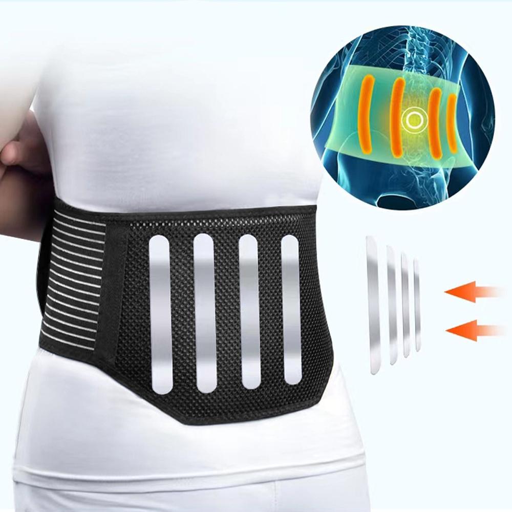 Adjustable Back Brace Breathable Lumbar Support Belt For Lower Back Pain Relief Work Lifting Sciatica Herniated Disc