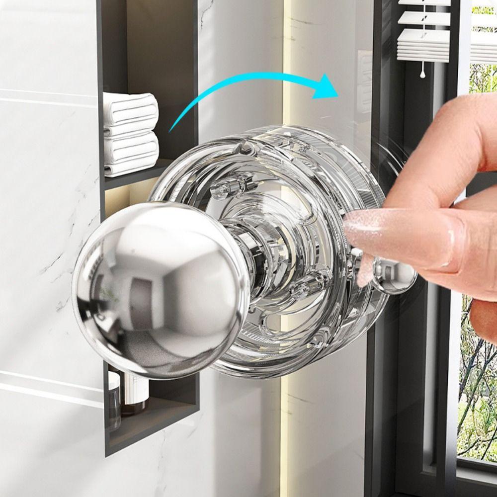 Waterproof Cabinet Knob Anti-slip Glass Door Handle Multifunction Suction Cup Door Handle Closet