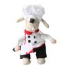 Halloween Funny Pet Costume Chef Cosplay Dress Party Dress Up Apparel In Stock