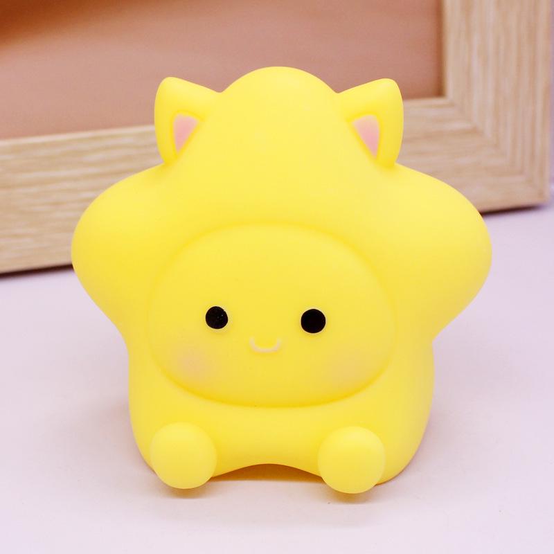 2023 Cartoon Cute Rabbit Night Light: Cordless LED Bedside Ornament for Kids