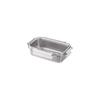 Stainless Steel Rectangular Container for Leftover Stackable Food Storage Bowl with Lid Multipurpose Lunch Holder