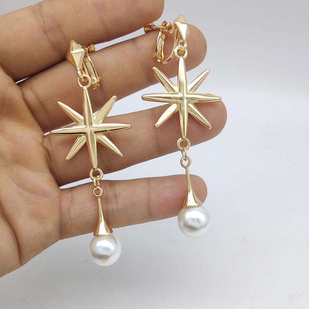 Star Rail Honkai Robin Earrings Ear Clips Cosplay Alloy Accessories Anime Cos