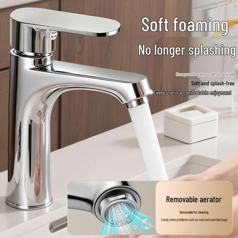 BOONEN Single Handle Hot & Cold Basin Faucet