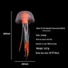 Mini Luminous Silicone Jellyfish for Aquarium Decoration