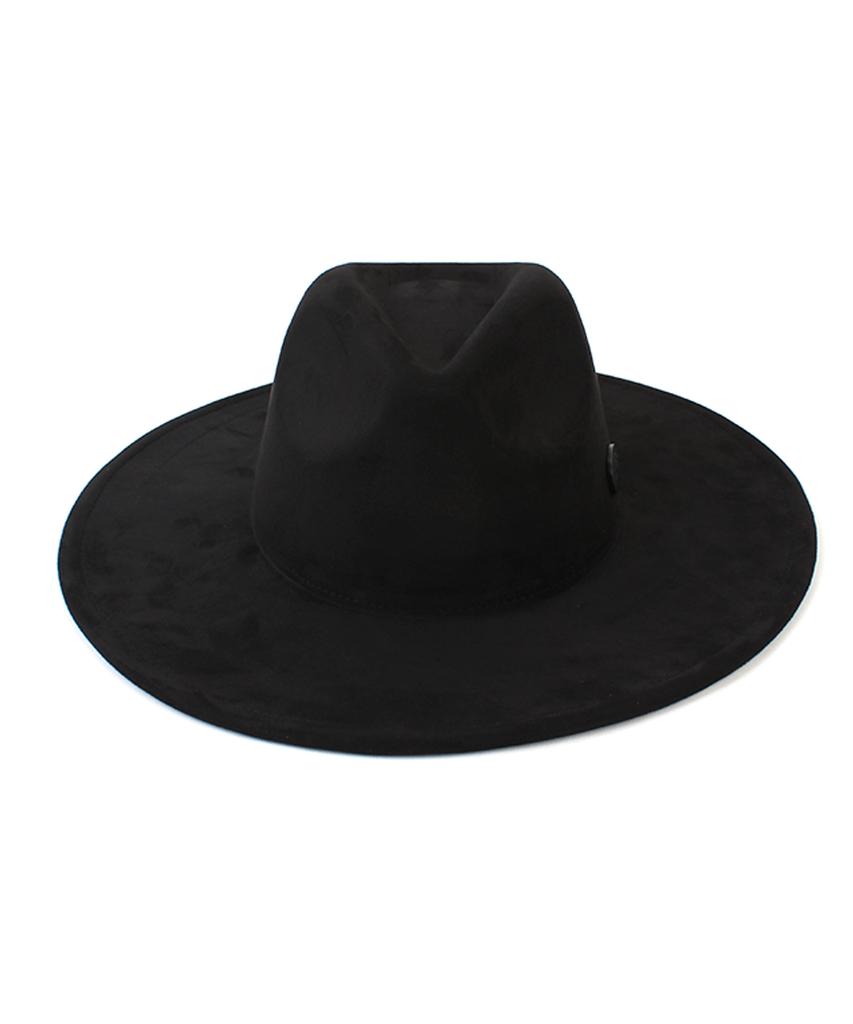 Yunibeosyeolkemiseuteuli Suede Simple Black Fedora