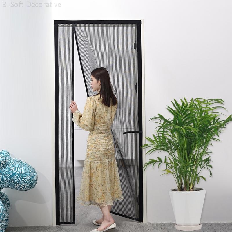 Anti Mosquito Fly Curtains Magnetic Mosquito Net Door Window Mesh Anti-Mosquito Net For Kitchen Living Room Curtains Cover Decor
