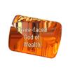 Yellow Crystal God of Wealth Glass Beads for DIY Jewelry and Beading