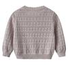 Korean Children's Round Neck Hollow Baby Sweater Jacket Spring and Summer Thin Girls Knitted Cardigan