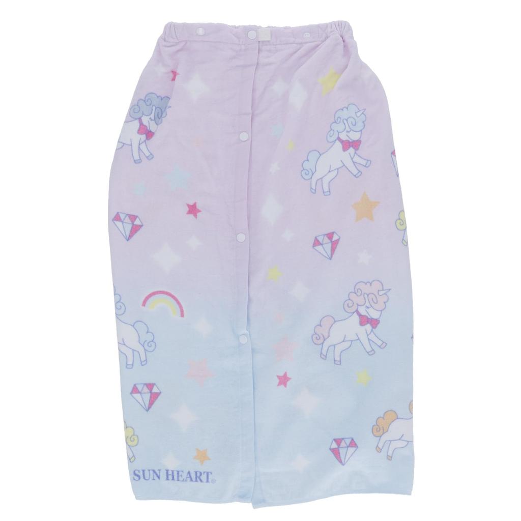 Marushin 80cm Wrap Towel SUN HEART for Girls and Pool 0625013600 Kids, Boys, Towel, Swimming, Ocean,