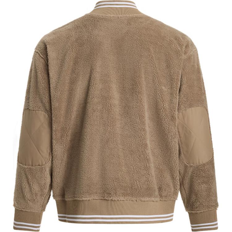 Under Armour Sherpa Loose Fit Jacket Unisex Jackets Camel-Brown 1389370-263