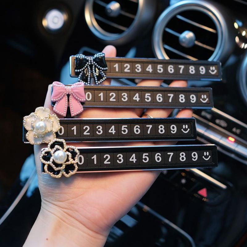 

Временная парковка Номерной знак мобильного телефона Прекрасный шикарный автомобиль Движущийся артефакт Практичные высококачественные декоративные аксессуары для автомобилей