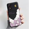 Casing For ZTE Blade A34 / A54 4G Phone Case Shell Aesthetic Cute Cat Astronaut Soft TPU Silicone Black Protective Cover Bumper