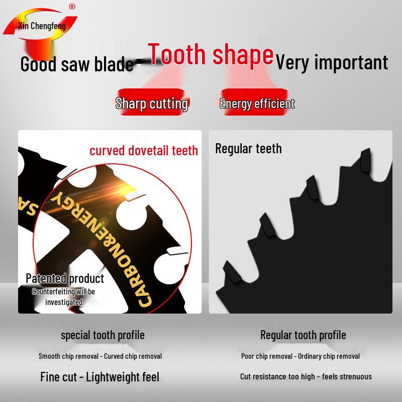 Xinchengfeng 5.5-inch Alloy Circular Saw Blade for Woodworking - Lithium Battery Powered
