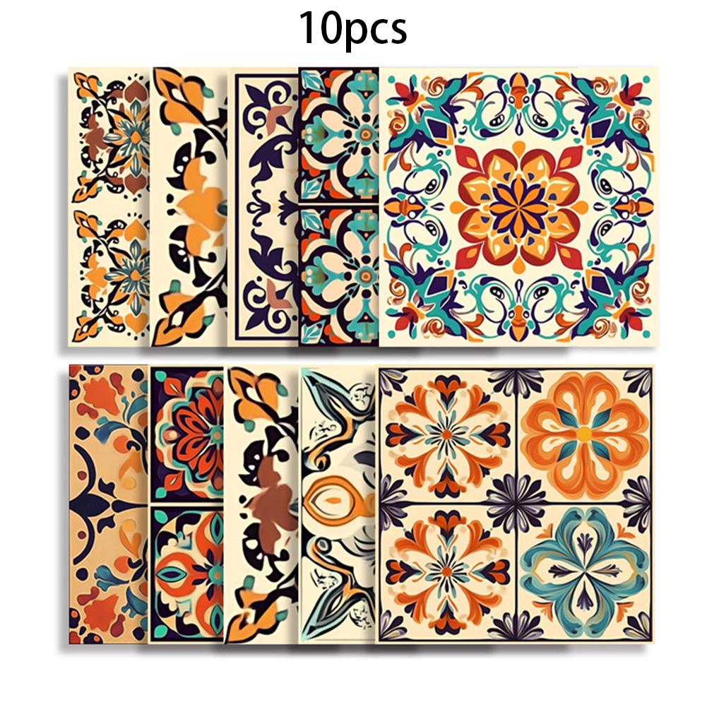 Kitchen Decoration Retro Tile Stickers Home Decor Solution