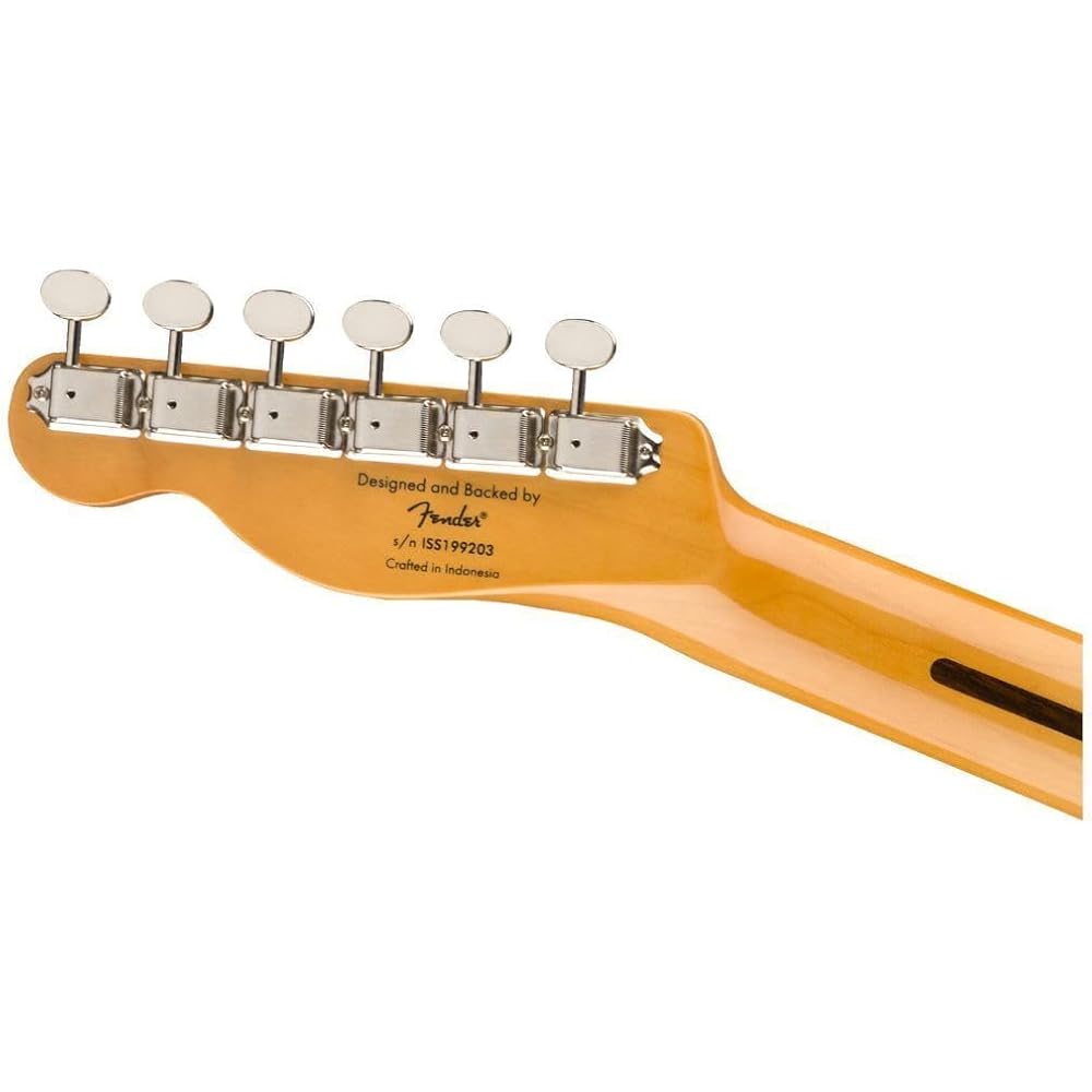 Squier by Fender Classic Vibe 50s Telecaster Electric Guitar White Blonde with Soft Case