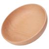 Round Wooden for serving Bowl Stain Resistant Fruit Salad Bowl for Cafe for restaurant Ligneous Crafts