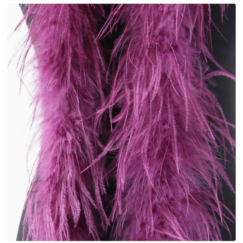 DIY Weißer STRAUSSENFEDER boa 1 6 10 15 35lagig Straußenfeder boa Besatz Tanzkleid Hochzeit Basteln Halloween Kundenspezifische Lieferung auf Lager