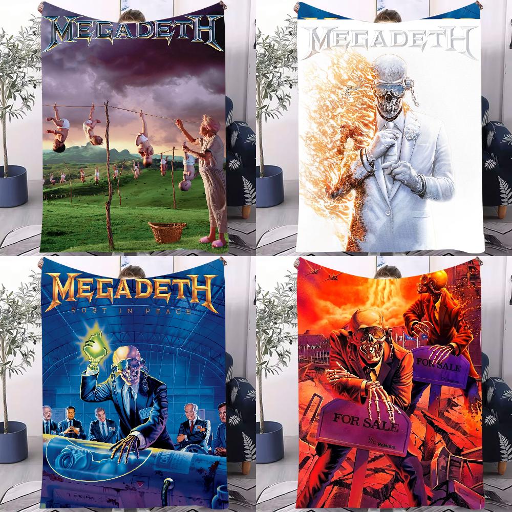 Band M-Megadeth-S Blanket Soft and Skin Friendly For Couch Bed Napping Bedspread All Seasons Comforter