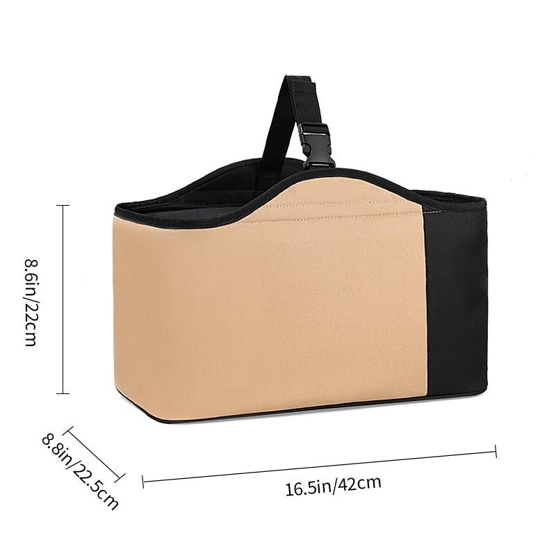 Large Capacity Insulated Picnic Basket with Aluminum Frame and Foil Lining