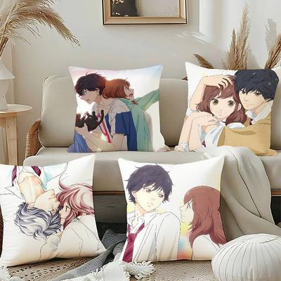 Anime A-Ao Haru Ride Throw Pillow Covers Pattern Cushion Cover Suitable For Sofa Bedroom Car Pillow Cover