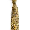 8cm Leopard Print Tie Adjustable Men Necktie Fashion Snakeskin Print Tie  Halloween