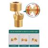 360 Degree Adjustable Angled Bents Base Lengthened Brass Shower Tap Adapter Curved Feet for Kitchen and Bathroom