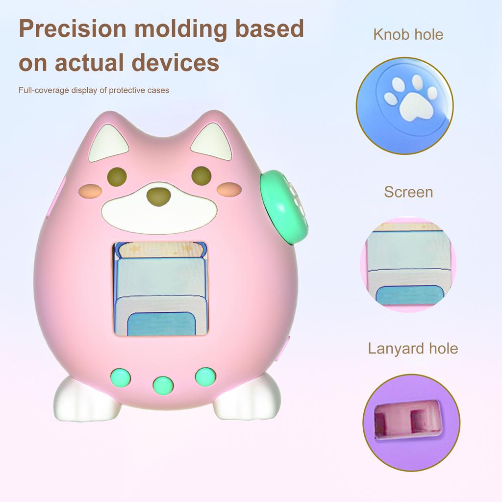 Étui de Protection pour Tamagotchi Paradise Animal de Compagnie Virtuel Interactif Étui en Silicone Couverture Liquide Résistante aux Chocs Coque Souple Anti-Rayures