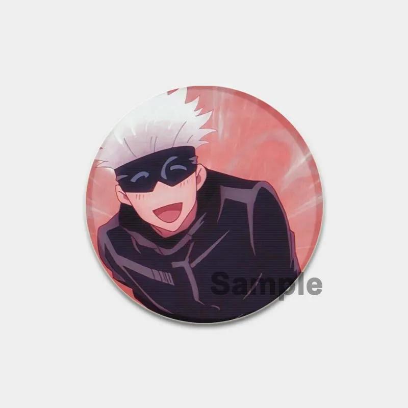 

32/44/58 мм аниме дзюдзюцу кайсен значок ручной работы годзё сатору круглые значки на лацкан брошь на воротник рюкзака модные украшения аксессуары подарки 58mm
