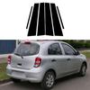Car Central Middle Column PC Window Trims Decoration B C Pillar Strip Car Good for Nissan Micra K13 March 2011-2015