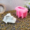 3D Cats Shape Silicone Candle Molds Epoxy Resin Silicone Molds for Candle Soap Making Molds Concrete Silicone Molds