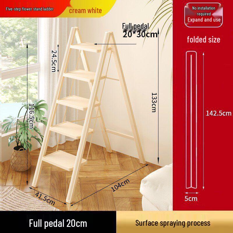 Meishida Chinesischer Stil Tragbarer Teleskopischer A-Rahmen Trittschemel für Innenbereich