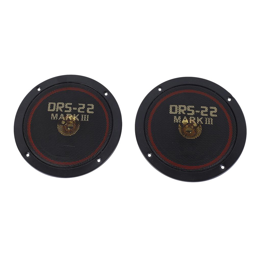 6in Car Coaxial Speaker High Fidelity Audio Stereo Bass Tweeters Loudspeaker Set Car Speaker System