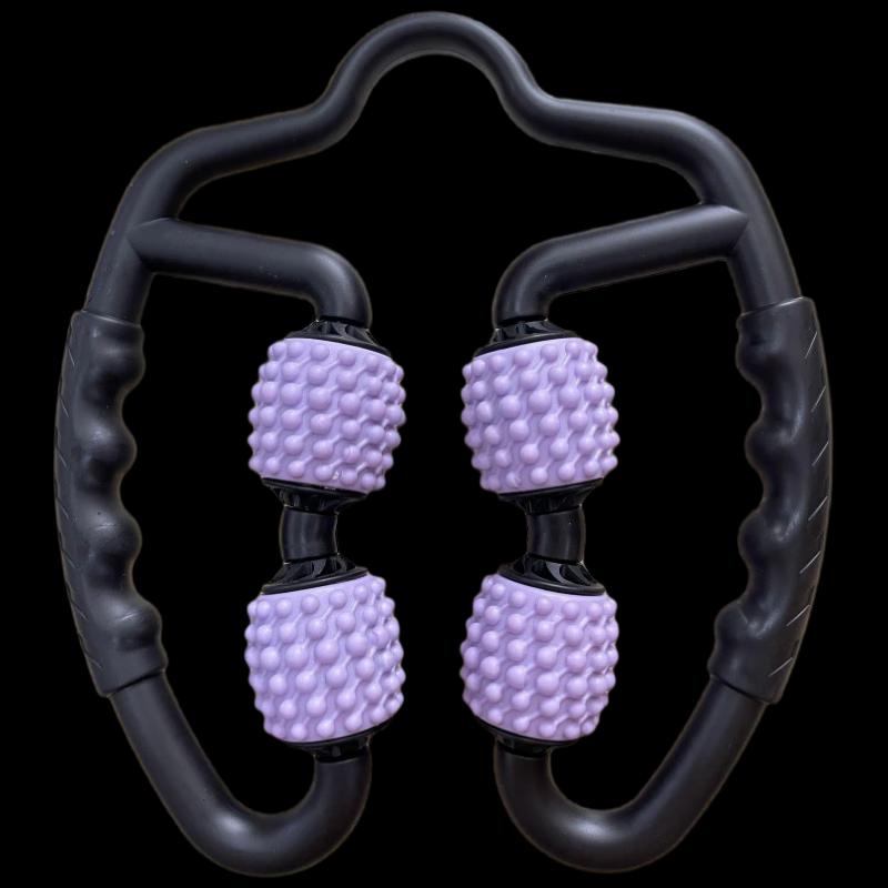 WEZHO Thigh & Leg Massage Foam Roller (4 Soft Wheels)