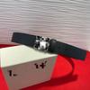 Luxury Cowhide Reversible 3.8cm Genuine Leather Belt for Versatile Business Casual Wear